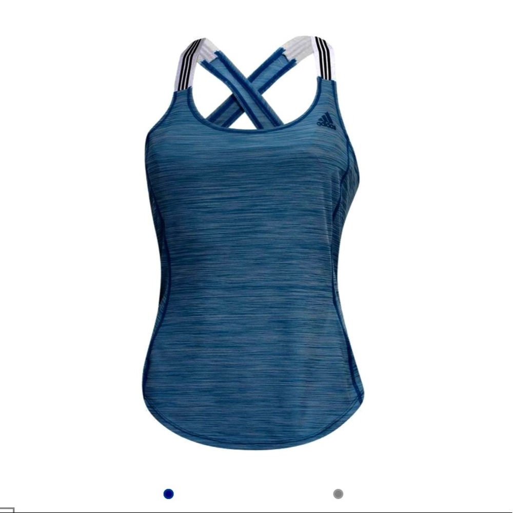 Adidas Cross Back Workout Tank Top